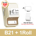 300dpi Niimbot B21 Pro Label Printer Wireless Bluetooth Photo Printer 20-50mm Print Width for Picture Shipping Lable Home Office. 