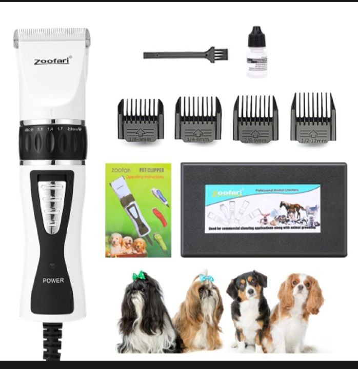 Zoofari DC-18- cat and dog Hair Trimmer Complete Set-Hair Clipper