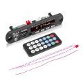 Bluetooth MP3 Player Amplifier Panel LED 5V Audio Module Support Bluetooth FM Radio USB TF AUX Remote. 