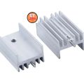 5Pcs- 20mm TO220 TO-220 Aluminum Heat Sink 20x15x10mm Voltage Regulator Heatsinks Heat Diffuse Cooling Silver Tone For TO-220 IC MOSFET Transistors Voltage Regulators. 