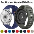 22/20mm Silicone Strap For Huawei Watch 5/4/GT6-5-4 GT5-6 Pro Amazfit Active 2/Bip 6-5 Soft Bracelet Galaxy Watch 7/6/5/4 Band. 