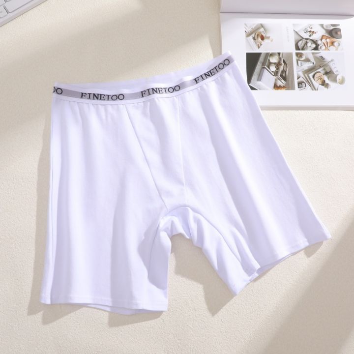 FINETOO%20Cotton%20Seamless%20High%20Waist%20Underwear%20Women's%20Female%20Cycling%20Panties%20Summer%20Safety%20Pants%20Safety%20Under%20Skirt%20Dress%20Shorts%20-%20Image%207