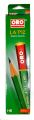 Oro pencil La-piz art#711-/12pcs pack/ real wood green body color pencil. 