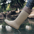 Rain Boots for Men, Fashionable High-Top Rain Boots for Outer Wear, Long-Tube Waterproof and Non-Slip Couple Style Outdoor Fishing Boots.