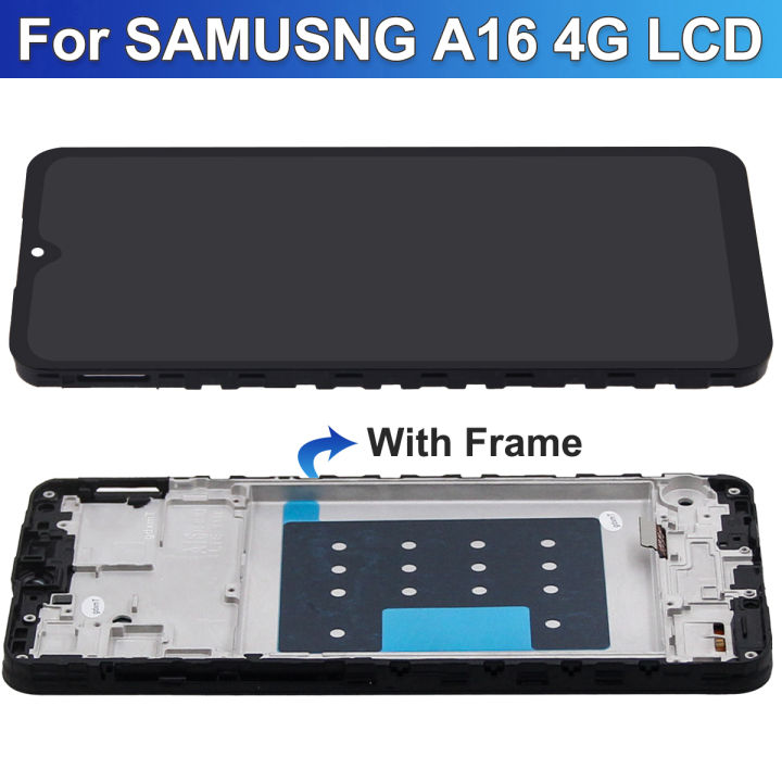 A16%205G%20%20A166%20SM-A166B%20Display%20With%20Frame%20For%20%20A16%204G%20LCD%20SM-A165F%20Display%20Touch%20Screen%20Digitizer%20Assembly%20Replacement%20-%20Image%206