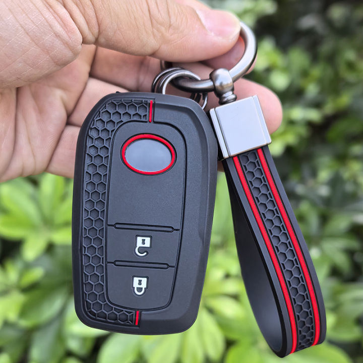 Silicone%20Car%20Key%20Case%20Cover%20Keychain%20For%20Toyota%20Corolla%20Hatchback%20Cross%20Yaris%20Cross%20Prius%20Hilux%20Land%20Cruiser%20LC200%20LC250%20LC300%20-%20Image%206