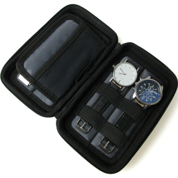 Eva%20Hard%20Shell%204-Slot%20Watch%20Case%20Portable%20Strap%20Data%20Cable%20Bag%20Waterproof%20Travel%20Watch%20Storage%20Zipper%20Box%20-%20Image%202