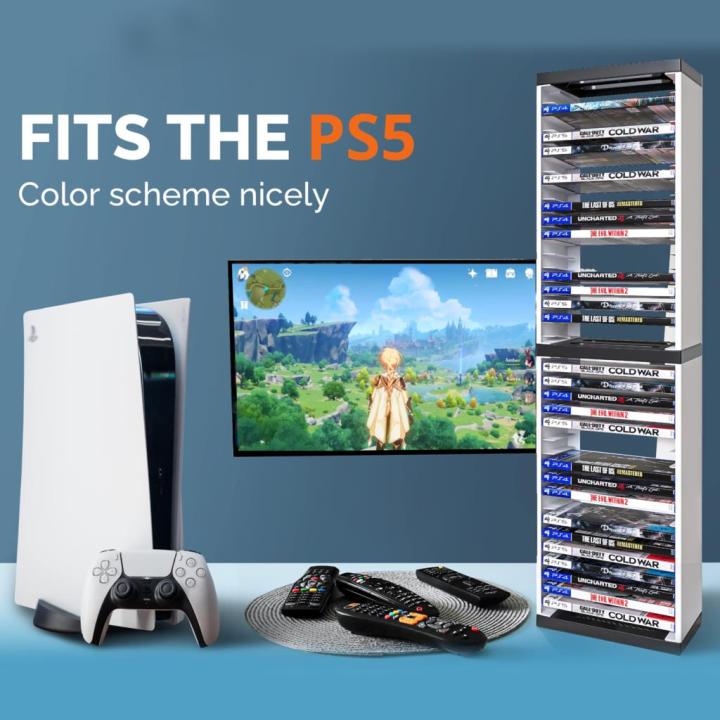 Console%20Disc%20Double-layer%20Storage%20Box%20Holder%20For%20PS5/PS4/Nintendo%20Switch%20Disc%20Shelf%20for%20Xbox%20Series%20X%20Holder%20Accessories%20-%20Image%203