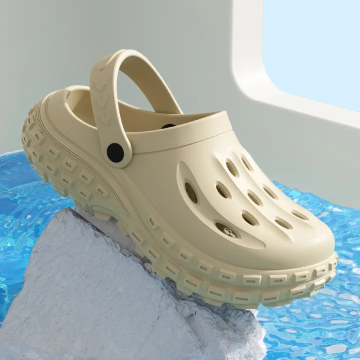 EVA%20Unisex%20Hole%20Shoes%20Heightened%20Thick%20Bottom%20Outdoor%20Slippers%20Non-slip%20Breathable%20Sports%20Slippers%20-%20Image%202
