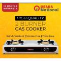 Double Burner Gas Cooker. 