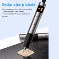 Ultrasonic Cutter 40 KHz Cutting Frequency 3 Speed Adjustable with Titanium Alloy Blade Tip for Plexiglass PCB Carbon Fiber. 