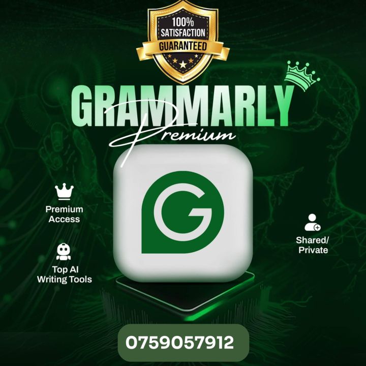 Grammarly premium 1 Year Account | Share Access | Instant Delivery | Full Warranty
