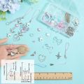 154Pcs DIY 8 Sets Phone Charm Making Kit Cute Bowknot Bow Knot Wing Heart Beads Phone Charms Phone Keychain Charm Cell Phone kit. 