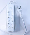 EU KR Power Strip Socket 2000W 13A 3 4 5 Outlets with Master White Electrical Office Sockets with 150cm 200cm Extension Cable. 