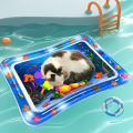 Water Sensory Play Mat Toy Thickened Inflatable Water Mat For Cat And Dog Water Sensor Mat Water Sensory Playmat With Fish Sea. 