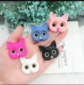 2pcs Korean Cute Cat Hairpin Duckbill Broken Hair Clip Cartoon Animal Acetate Hairpin Gif Girls Women Hair Accessories. 