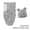  New High Elasticity Baby Surrender Style Shock-absorbing Newborn Swaddle Cloth Kick Resistant Baby Swaddles. 
