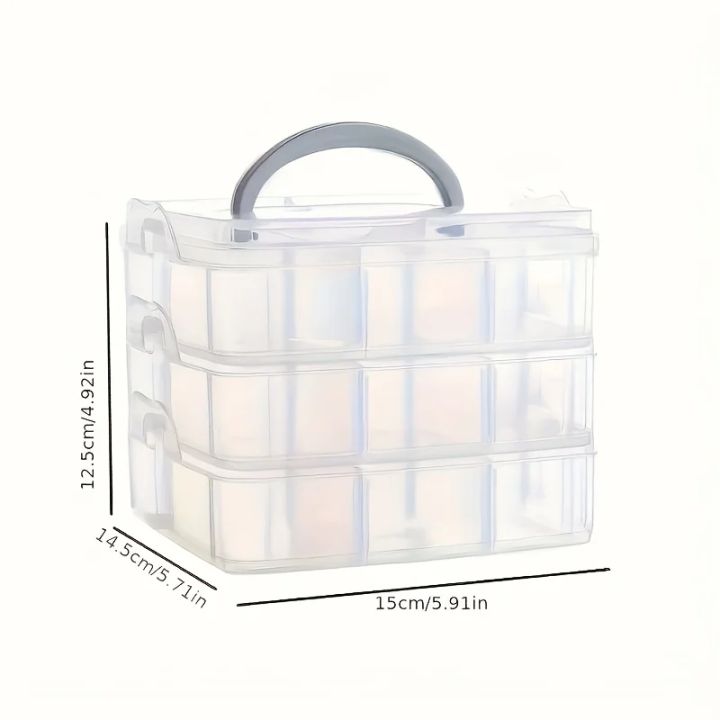 3-layer%2018%20Compartment%20Transparent%20Storage%20Box,%20Jewelry%20and%20Toy%20Storage%20Box,%20Suitable%20for%20Kitchen,%20Jewelry%20Organizer%20-%20Image%204