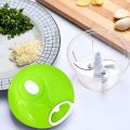 Easy Spin Quick Cutter Vegetable Fruit Nut Onion Chopper, Hand Meat Grinder Mixer Food Processer, Chopper Vegetable Cutter Vegetable Tools. 