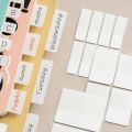 Clear Semi-Transparent Sticky Tabs, Self-Stick Page Markers, Practical Stationery for Note Taking & Document Organization.