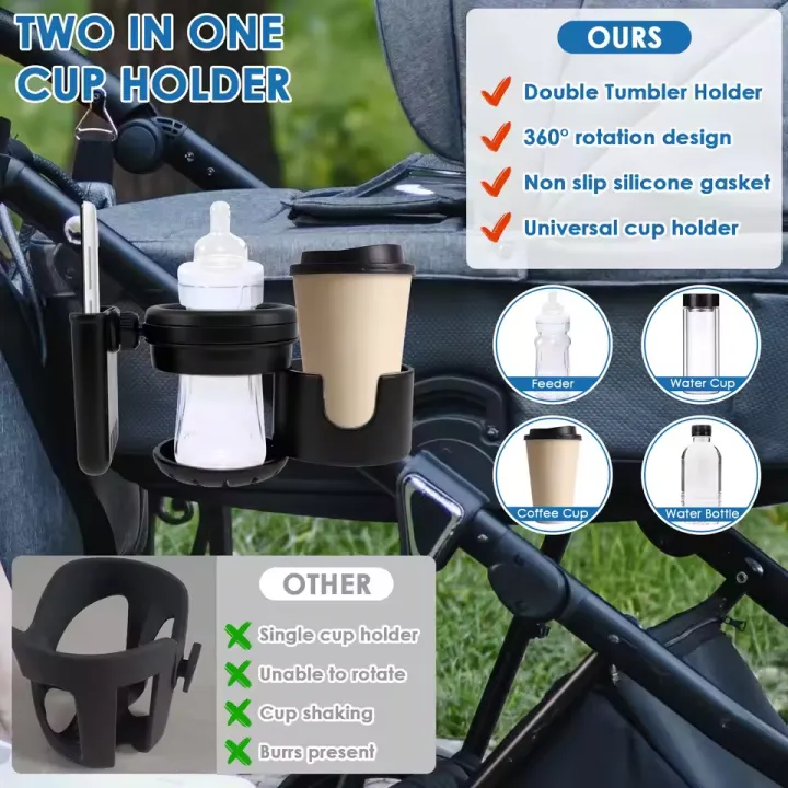 3%20In%201%20Baby%20Stroller%20Cup%20Holder%20Non%20Slip%20Adjustable%20360%C2%B0%20Rotation%20Milk%20Bottle%20Holderfor%20Universal%20Pram%20Wheelchair%20Accessoris%20-%20Image%203