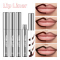 4 Colors Peel Off Lip Liner Waterproof Transfer-proof Lipstic Tattoo Waterproof Long Lasting Matte Velvet Lip Tint  Red Cont. 
