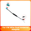 MEKEDE Car Radio Dual Antenna With Amplifier Adapter For Volkswagen Skoda Octavia Golf 5 6 Touran Passat B6 Polo Jetta MK5 MK6. 