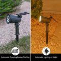 Solar Spotlight Outdoor Garden Lawn Light Waterproof Floor Insert Light Courtyard Decoration Landscape Atmosphere Tree Light. 