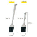 Silicone Basting Brush BBQ Grill Oil Sauce Brush Stainless Steel Handle Oil Brushes Butter Bread Brush BBQ Kitchen Accessories.