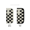Simple Black and White Plaid Canvas Pencil Case School pencil case Kawaii Stationery Storage Bag aesthetic stationery.