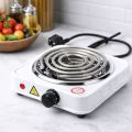 Electric Hot Plate Stove Single Burner – Portable Coil Cooker with Temperature Control Knob – Ideal for Home, Hostel & Office Cooking. 
