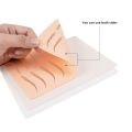 3 color Blank Tattoo Practice Skin Tattoo Skin Practice Double Sides Tattoo Skin Microblading Eyebrow Fake Skin Sheet. 