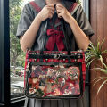 New Original Subculture Punk Goth Hottie Ulzzang Ita Bag Street Trend Ladies Large Capacity Y2K Tote Bag Fashion Shoulder Bag. 