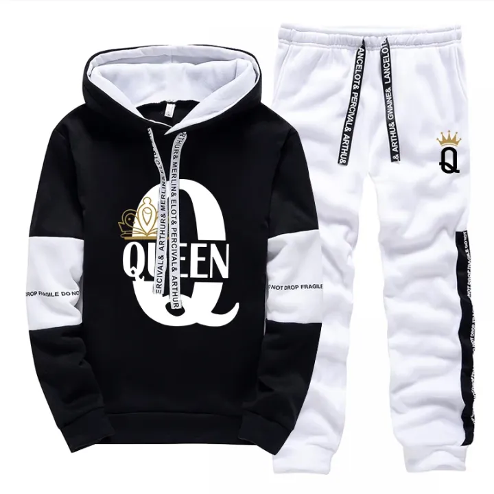 King%20Queen%20Printing%20Mens%20Womens%20Tracksuit%20Hot%20Sales%20Casual%20Hooded%20Sweatshirts%20Sweatpants%202%20Pcs%20Set%20Home%20Street%20Couple's%20Clothing%20-%20Image%207