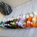 Hand made key chainl Crochet mini frok l key chains for bags , purses  & keys.. 