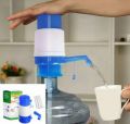 Manual Water Pump for 19 litre cans - Large Bottle - Blue and White. 
