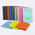 PU Leather Passport Cover For Men & Women Organizer - Protective Card Holder ID Document Covers World Map Travel Passport Case. 