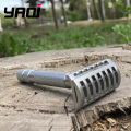 YAQI KNIGHT-HELMET Razor Head Stainless Steel Handle DE Safety Razor for Men.