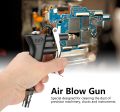 Air Compressor Duster, 1/4" Air Duster Blow G un Blower High Pressure Pis tol-Grip Connector with Extension Nozzle Pneumatic Cleaning Tool. 