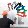 Professional Plastic Tile Leveling Spacers, U-Shaped Glazing Blocks, Smooth Surface, Reusable, For Floor Wall Tile Gap Fixing. 