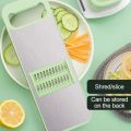 Kitchen 5-In-1 Multifunctional Vegetable Slicer Cutter Potato Shredders Garlic Carrot Grater Chopper. 