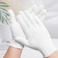12pcs White Gloves Thin Quality Control Play Etiquette Labor Protection Work Sweatcloth Gloves Wear Resistant White Cotton. 