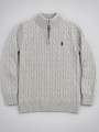 Knitted Quarter Zip Sweater for mens comfortable. 