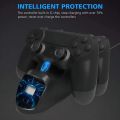New Gamepadr Fast Charging Dock Charger for PS4/PS4 Slim /PS4 Pro Game Controller Joystick Dock Holder With Indicator Light. 