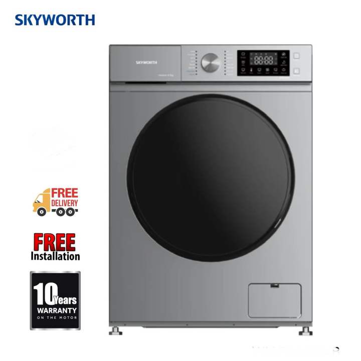 SkyWorth 8 Kg Front Load Washing Machine F80265EB