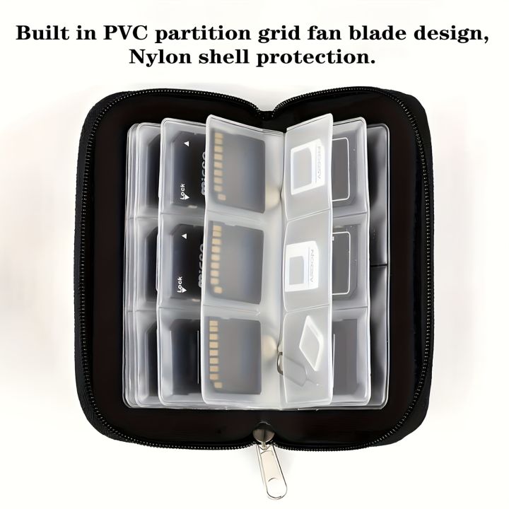 Memory%20Card%20Storage%20Bag%20Carrying%20Case%20Holder%20Wallet%2022%20Slots%20for%20CF/SD/Micro%20SD/SDHC/MS/DS%20Game%20Accessories%20Memory%20Card%20Box%20-%20Image%206