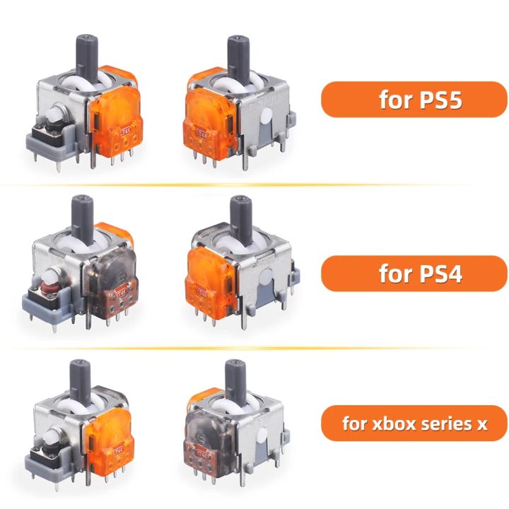 2-10Pcs%20Replacement%20TMR%20Effect%20Joystick%203D%20Analog%20Stick%20for%20DualSense%20PS5%20PS4%20Controller%20for%20switch/Xbox%20Series%20X/S%20Repair%20Parts%20-%20Image%204