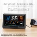 Humidity Meter Weather Forecast Indoor Outdoor Tuya WIFI Smart Weather Station Temperature Multifunctional Weather Alarm Clock. 
