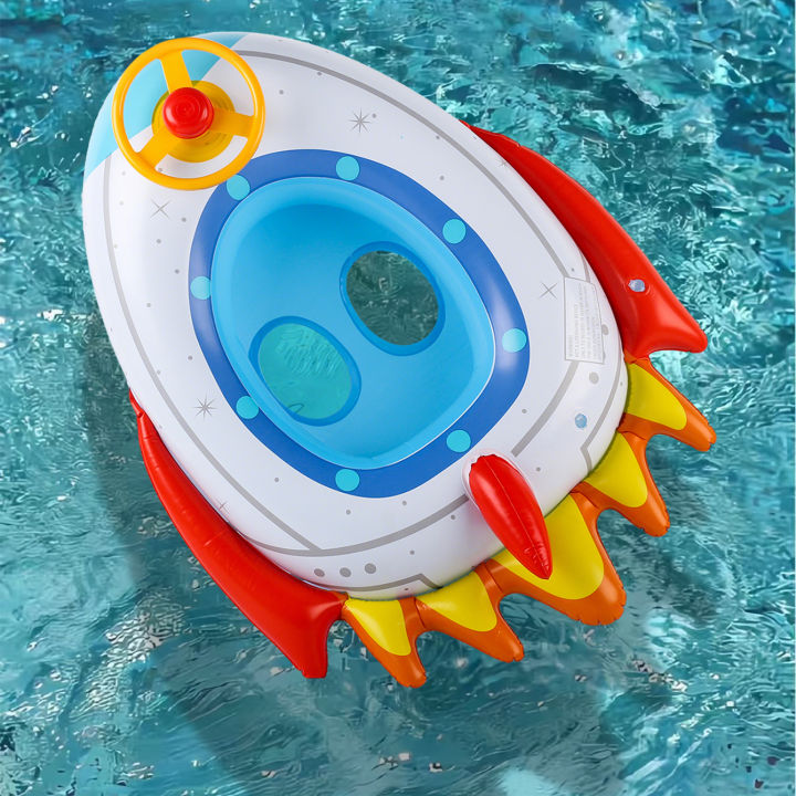 1PC%20Rocket-shaped%20Thickened%20Inflatable%20Seat%20Ring%20with%20Steering%20Wheel,%20Summer%20Underarm%20Float%20for%20Pool%20&%20Beach%20Parties%20-%20Image%204