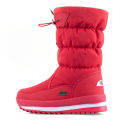 Winter thick women's snow boots Warm Plush Mid-calf Boots Non slip Waterproof  Platform Snow Boot Casual Female White shoes. 